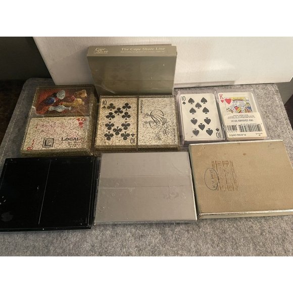 Vintage Playing Cards 7 Double decks Some never used #639 - Picture 9 of 11